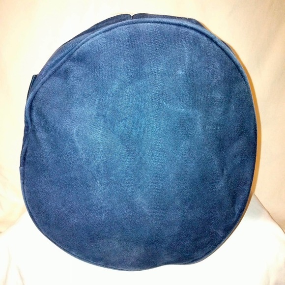 Tommy Hilfiger Beige-Yellow-Blue Canvas Backpack Extra Large RARE! Vintage 1990s main image 5